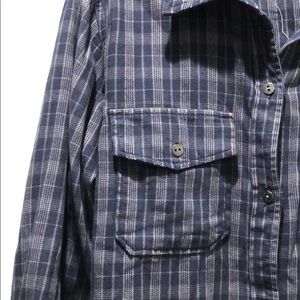 Current Elliott The Perfect Shirt Flannel Size 2/M